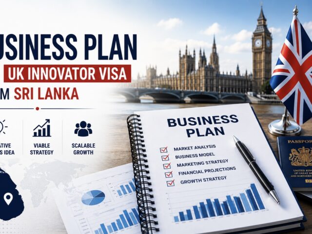 Business Plan for the UK Innovator Founder Visa from Sri Lanka
