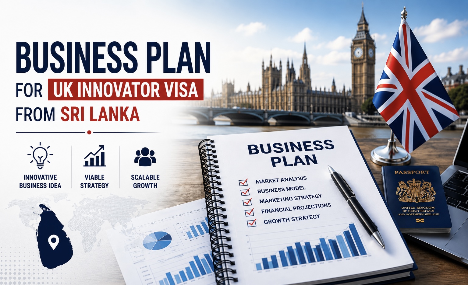 Business Plan for the UK Innovator Founder Visa from Sri Lanka