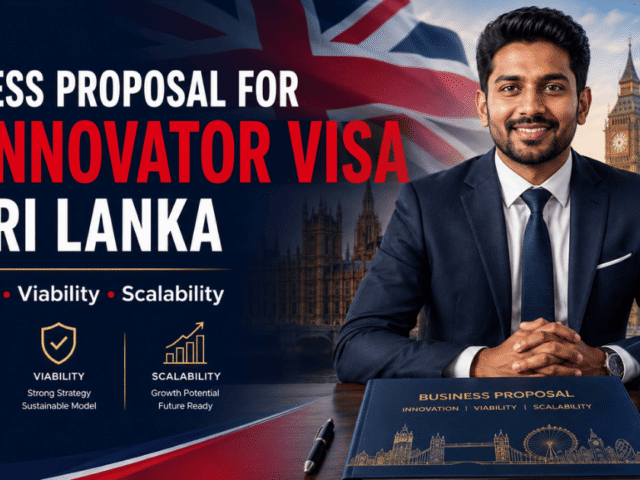 Business Proposal for UK Innovator Visa in Sri Lanka